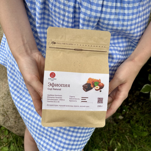 Эфиопия Guji (натуральная обработка)